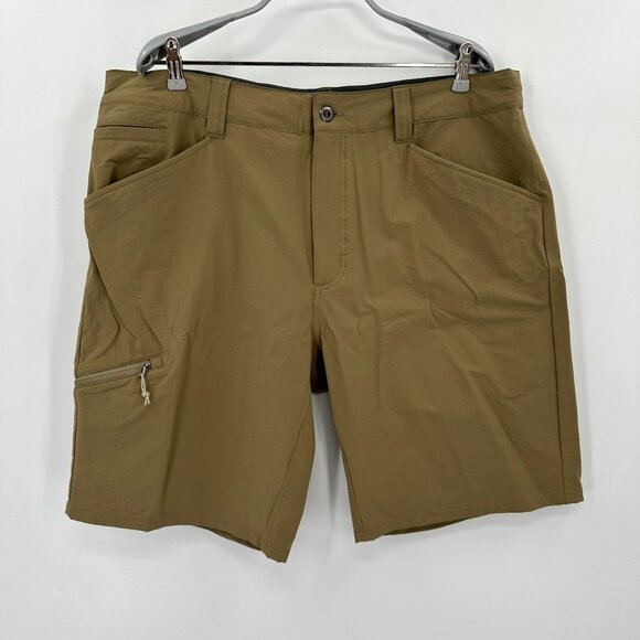 Patagonia Men's Quandary Hiking Shorts in Ash Tan size 38 10" Inseam EEUC - Picture 1 of 10